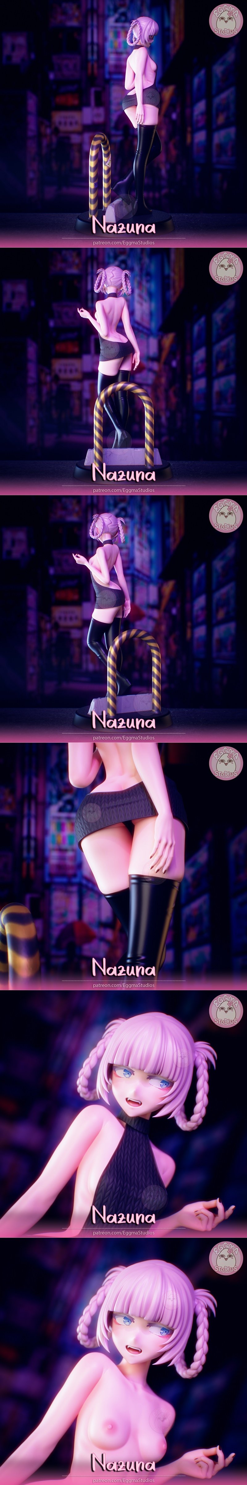 Eggma Studios旗下作品《Nazuna》3D打印模型|Eggma Studios – Nazuna – 3D Print Model STL