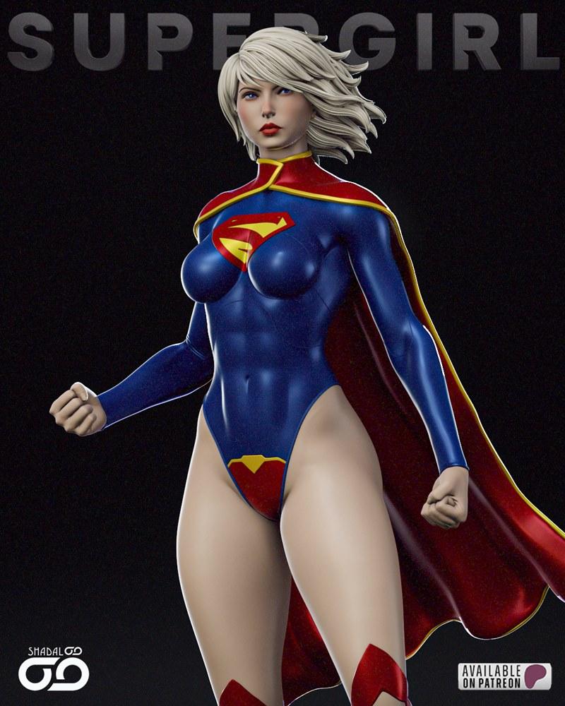 Shadaloo Studios《超女》3D打印模型|Shadaloo Studios – Supergirl – New – 3D Print Model STL