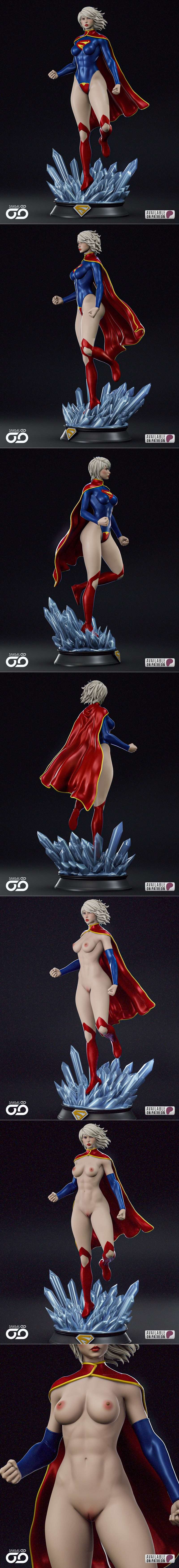 Shadaloo Studios《超女》3D打印模型|Shadaloo Studios – Supergirl – New – 3D Print Model STL