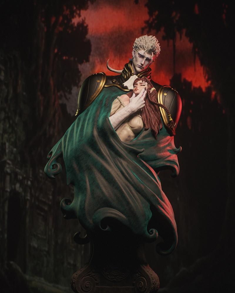 Nympha Meier 和 Charlotte 3D打印模型|Nympha – Meier and Charlotte – 3D Print Model STL