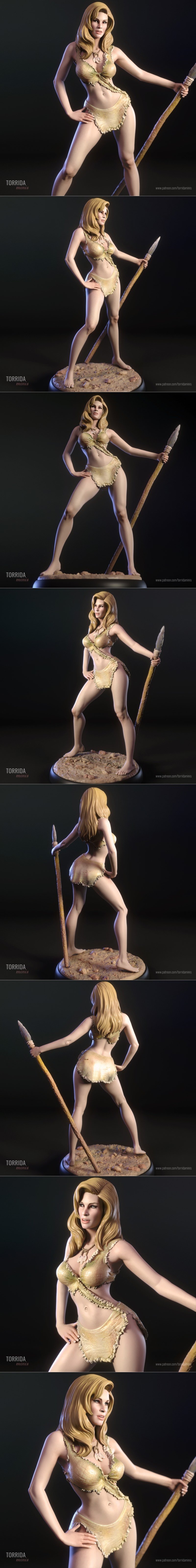 Torrida Minis - Loana 3D打印模型|Torrida Minis – Loana – 3D Print Model STL