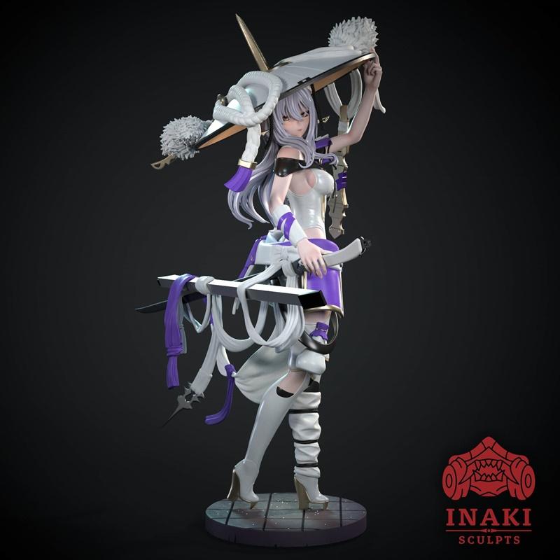 Inaki创作的ScarletNikke角色3D打印模型|Inaki Sculpts – ScarletNikke – 3D Print Model STL