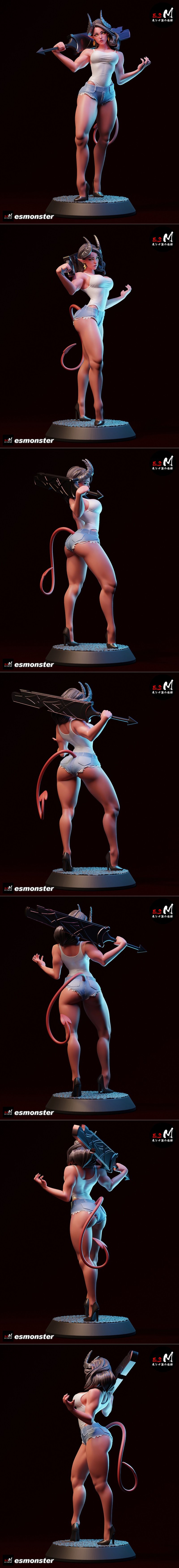 E.S.怪物 - 马列瓦拉 - 3D打印模型|E.S Monster – Malevola – 3D Print Model STL