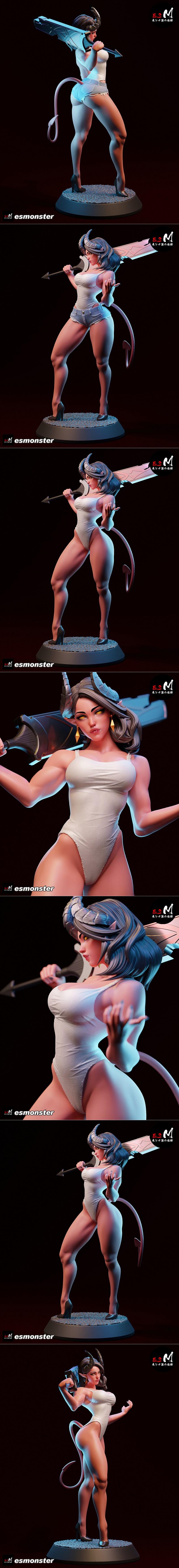 E.S.怪物 - 马列瓦拉 - 3D打印模型|E.S Monster – Malevola – 3D Print Model STL