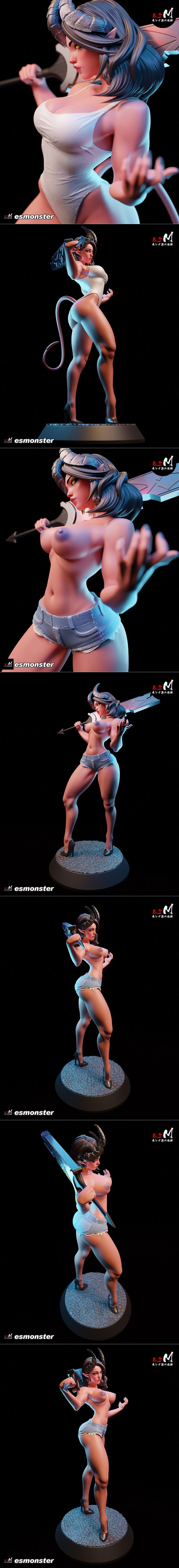 E.S.怪物 - 马列瓦拉 - 3D打印模型|E.S Monster – Malevola – 3D Print Model STL