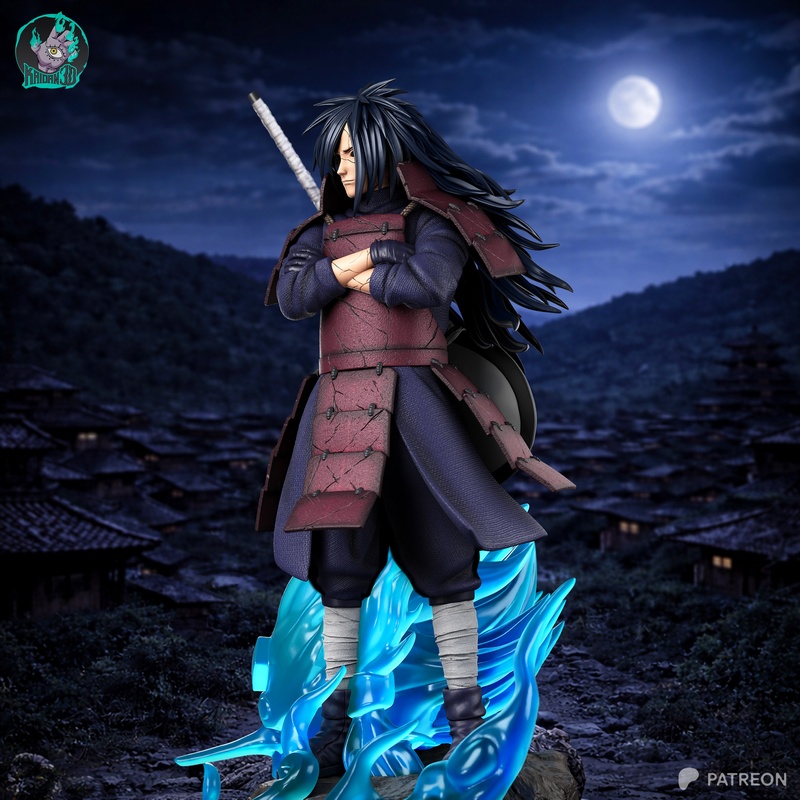 卡坦 乌奇田 Madara 3D打印模型|Kaidan – Madara Uchiha Naruto – 3D Print Model