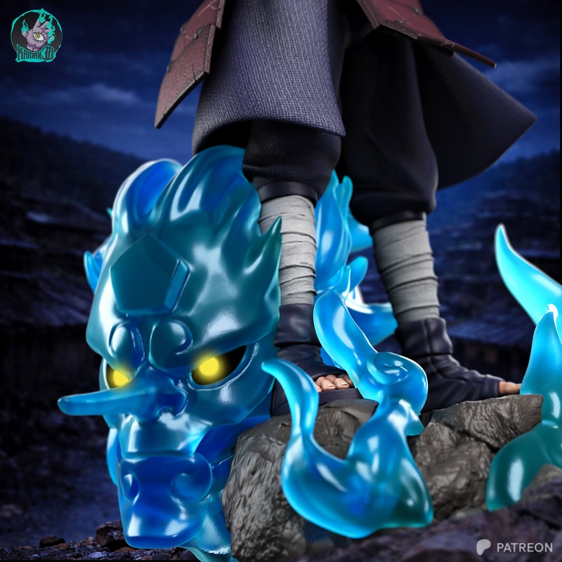 卡坦 乌奇田 Madara 3D打印模型|Kaidan – Madara Uchiha Naruto – 3D Print Model