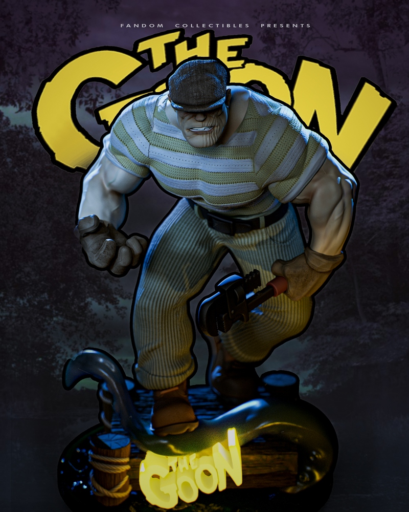 《哥谭角色3D打印模型》|Fandom Collectibles – The Goon – 3D Print Model