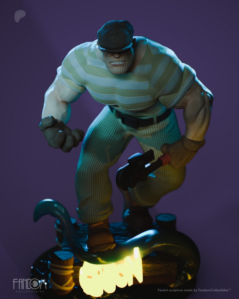 《哥谭角色3D打印模型》|Fandom Collectibles – The Goon – 3D Print Model