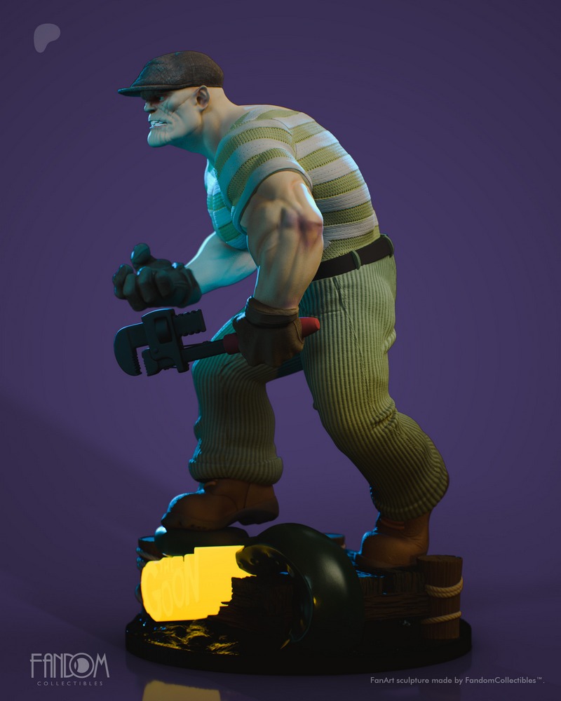 《哥谭角色3D打印模型》|Fandom Collectibles – The Goon – 3D Print Model