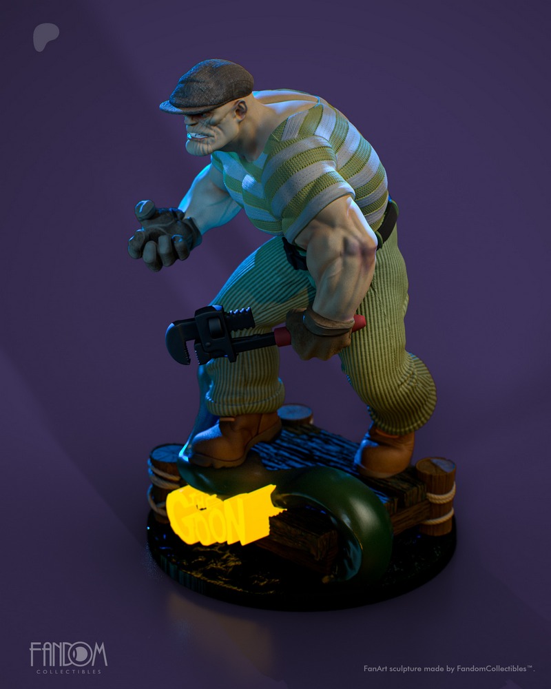 《哥谭角色3D打印模型》|Fandom Collectibles – The Goon – 3D Print Model