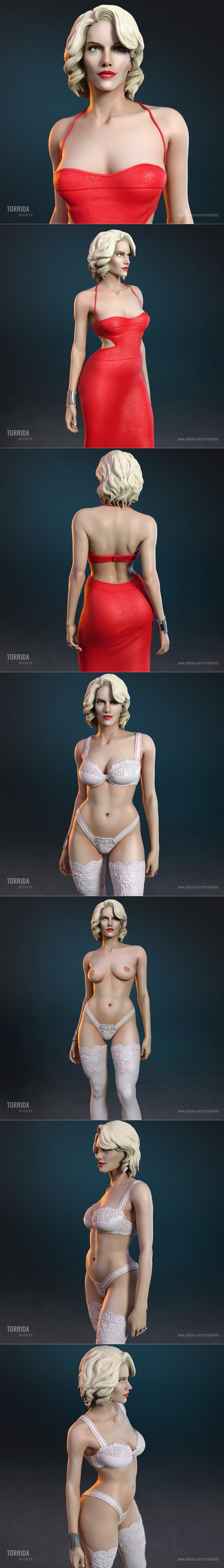 Torrida Minis 数字六 3D打印模型|Torrida Minis – Number Six – 3D Print Model STL