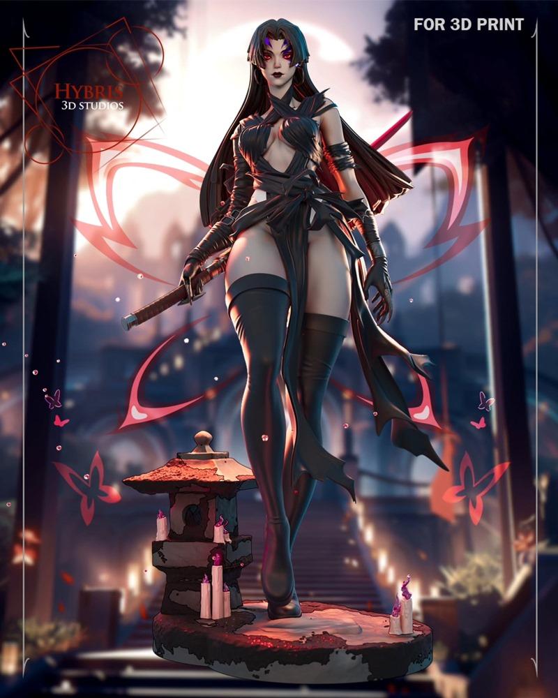 Marvel Rivals 薇薇安·普西洛克 3D打印模型|Hybris Studio – Marvel Rivals – Psylocke – 3D Print Model STL