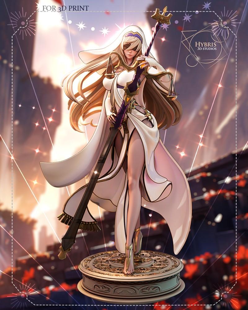 Hybris Studio《暗影之刃》3D打印模型——女剑士|Hybris Studio – Goblin Slayer – Sword Maiden – 3D Print Model STL