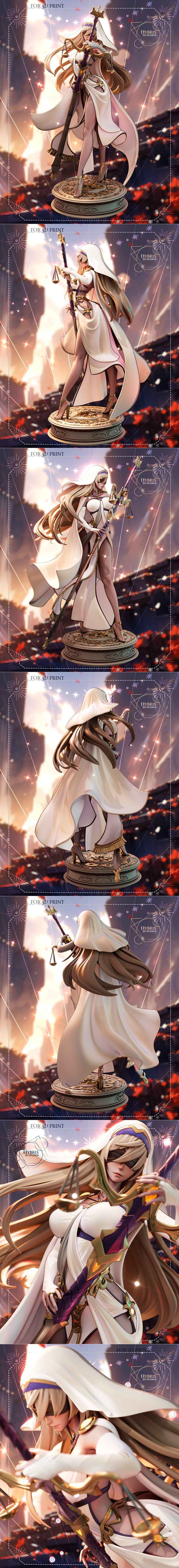 Hybris Studio《暗影之刃》3D打印模型——女剑士|Hybris Studio – Goblin Slayer – Sword Maiden – 3D Print Model STL