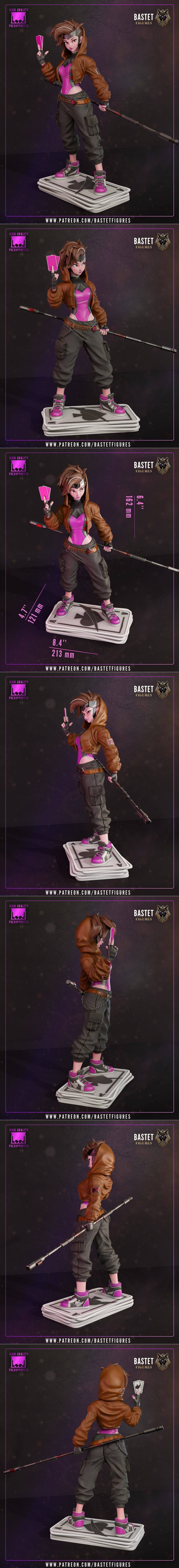 Bastet玩偶 3D打印模型|Bastet Figures – Gambit – 3D Print Model STL