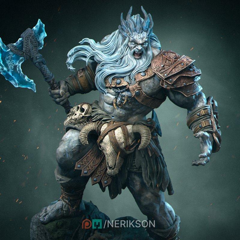 Nerikson  stone giant 3D打印模型|Nerikson – The Stone Giant – 3D Print Model STL