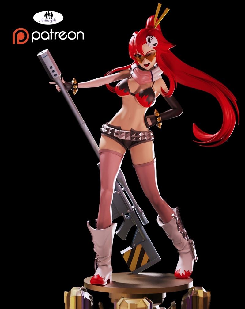 动漫少女 Yoko 3D打印模型|Anime Girls – Yoko – 3D Print Model STL