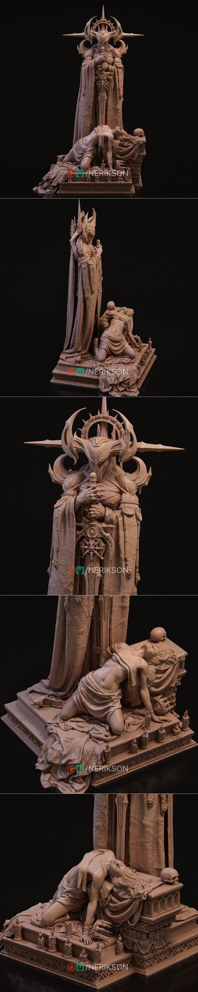 Nerikson 3D打印模型：暗局结局角色造型|Nerikson – Dark Ending – 3D Print Model STL