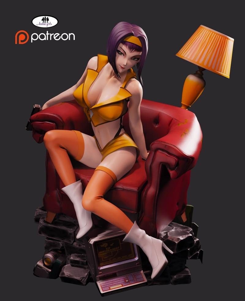 动漫角色Faey 3D打印模型|Anime Girls – Faey – 3D Print Model STL