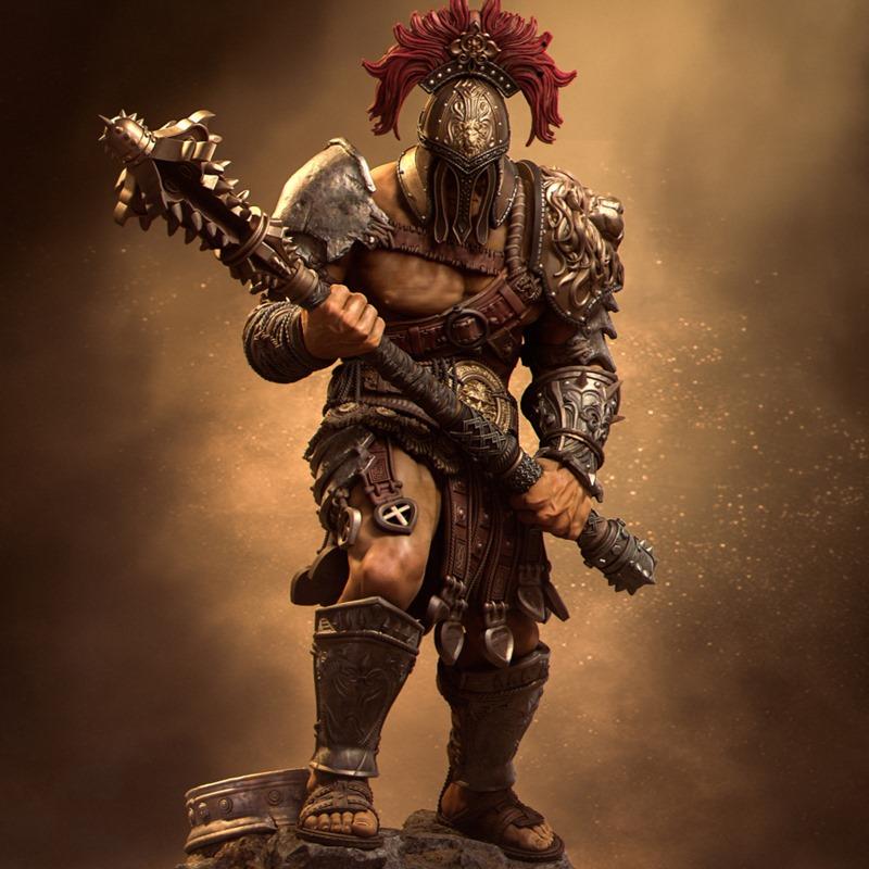 Nerikson 公司出品的《战神头骨重击者》3D打印模型|Nerikson – Gladiator SkullCrusher – 3D Print Model STL