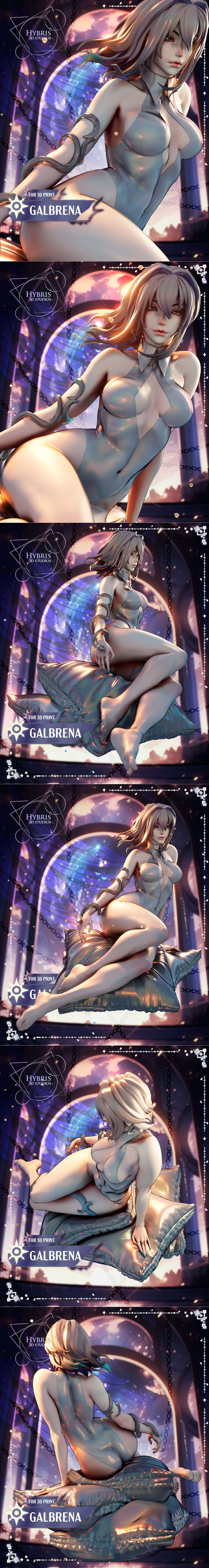 Hybris Studios《鸣潮》伽尔布雷娜 3D打印模型|Hybris Studios – Wuthering Waves – Galbrena – 3D Print Model STL