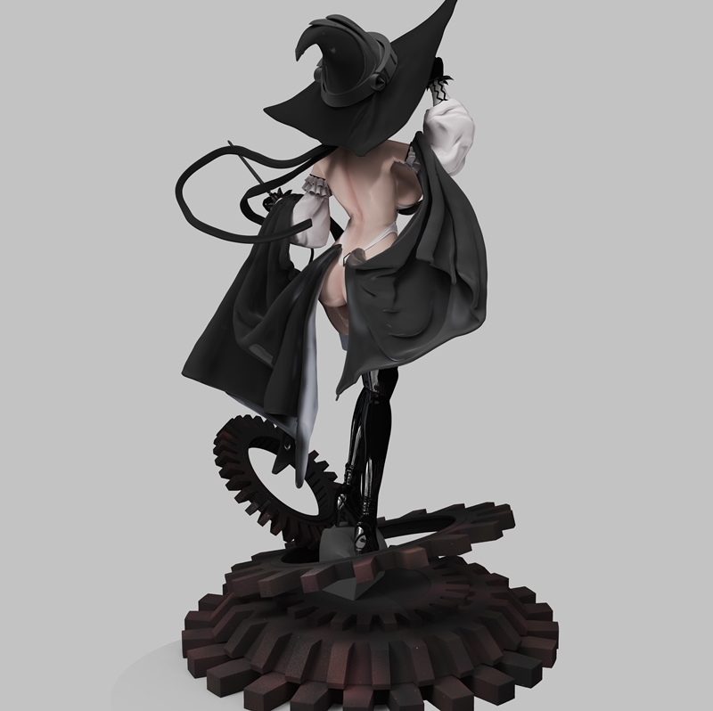 2B魔法少女——尼尔：自动人形——3D打印模型|2B Magical Girl – Nier Automata – 3D Print Model STL