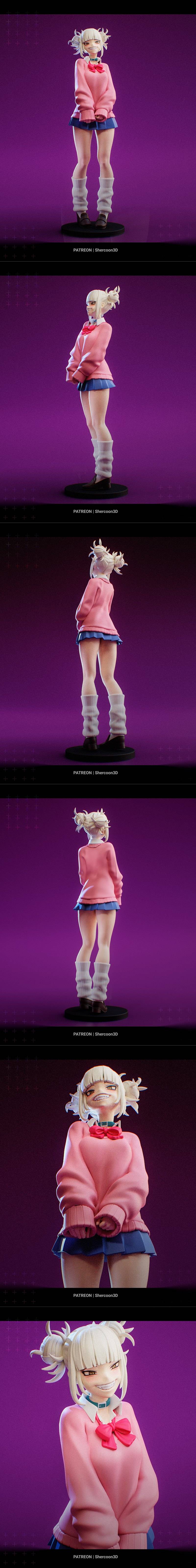 Shercoon3D - 《希尔米科·托加》3D打印模型|Shercoon3D – Himiko Toga – 3D Print Model STL