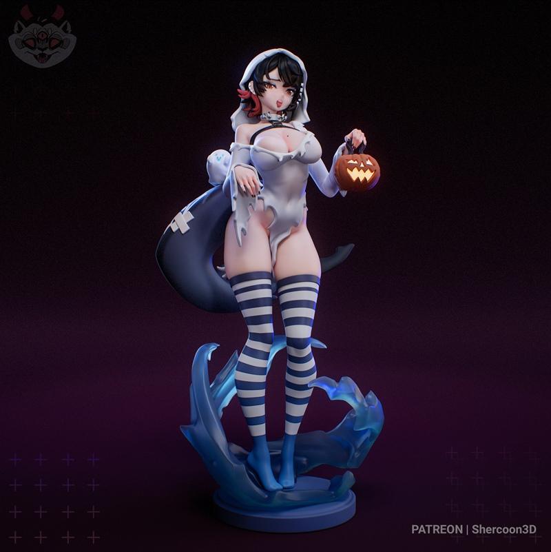 Shercoon3D - ellen joe ghost 3D打印模型|Shercoon3D – Ellen Joe Ghost – 3D Print Model STL