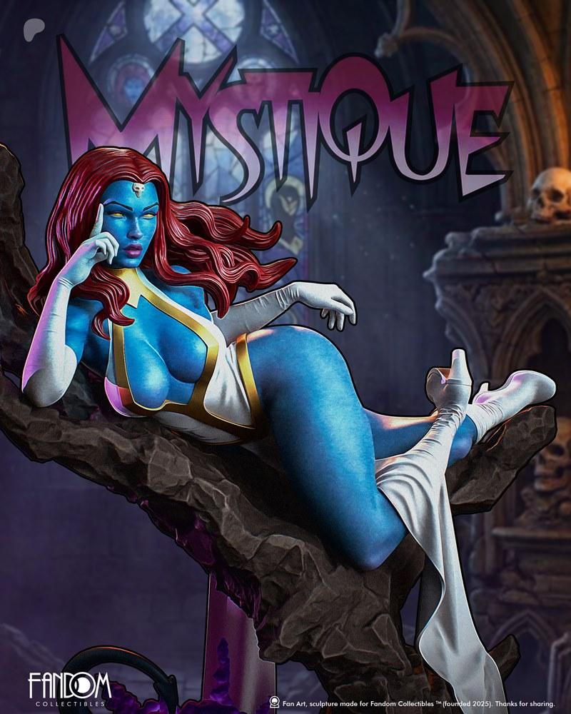 粉丝收藏款 - 3D打印模型 - 神秘女（Mystique）|Fandom Collectibles – Mystique – 3D Print Model STL