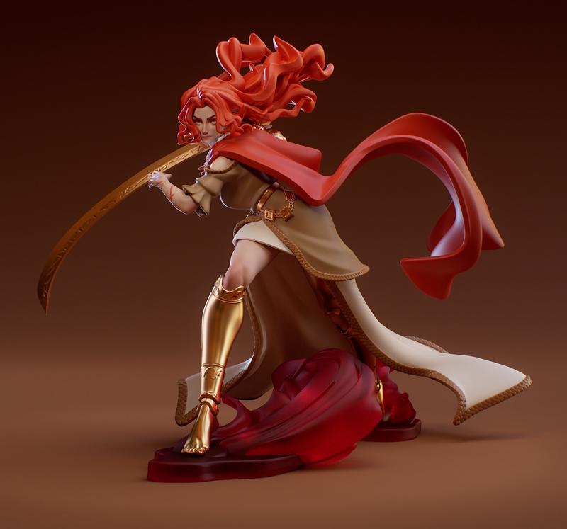 Shercoon3D - 《魔女之泉》Malenia 3D打印模型|Shercoon3D – Malenia – 3D Print Model STL