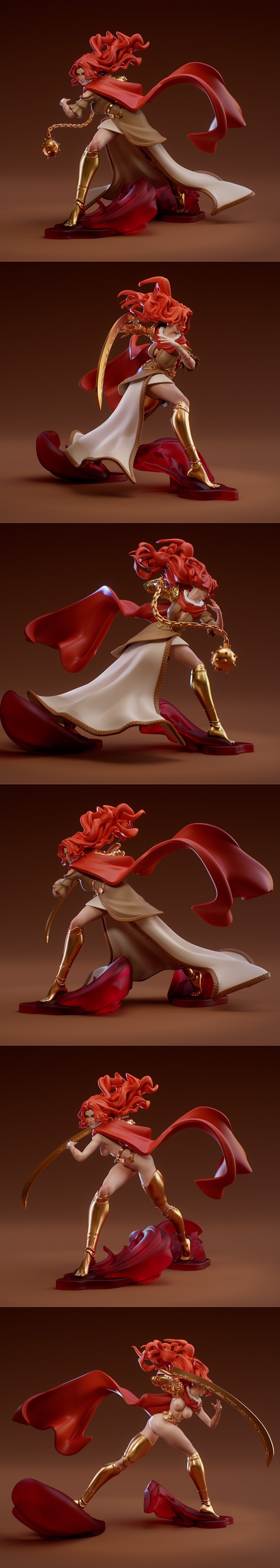 Shercoon3D - 《魔女之泉》Malenia 3D打印模型|Shercoon3D – Malenia – 3D Print Model STL