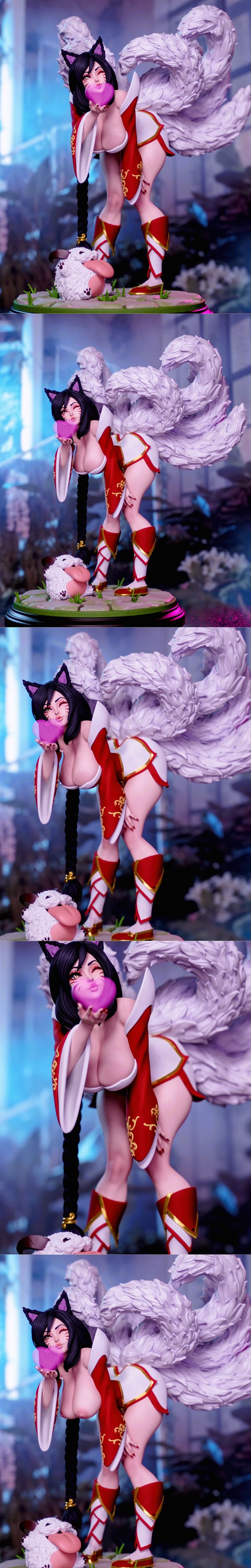 Momoji 3D打印模型：Ahri角色精摹版|Momoji – Ahri – 3D Print Model STL