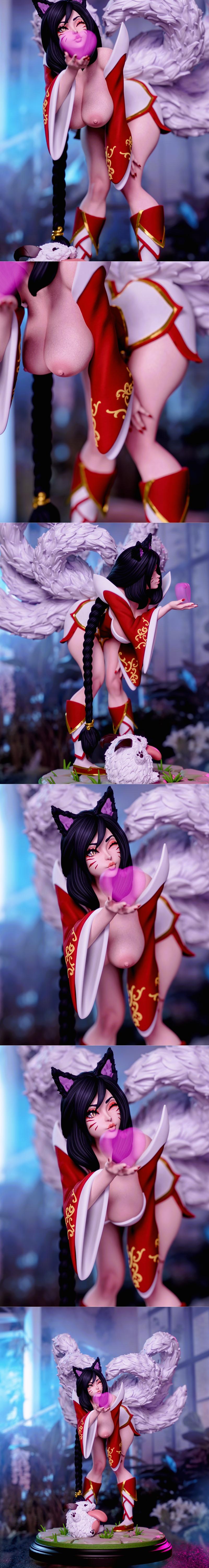 Momoji 3D打印模型：Ahri角色精摹版|Momoji – Ahri – 3D Print Model STL