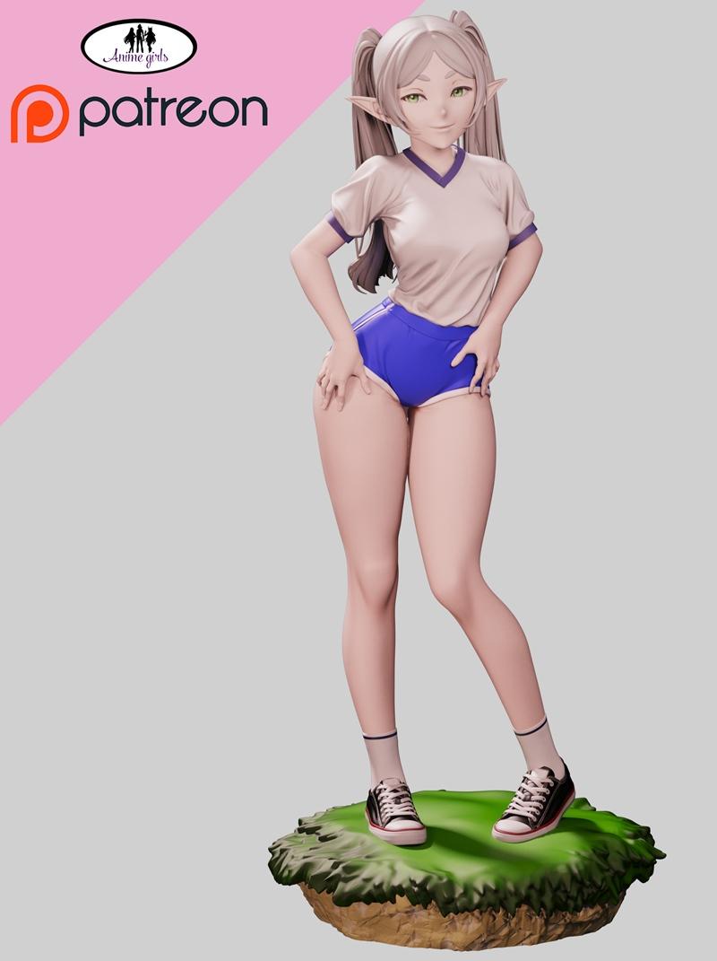 《Frieren 3D打印模型》|Anime Girls – Frieren v1 – 3D Print Model STL