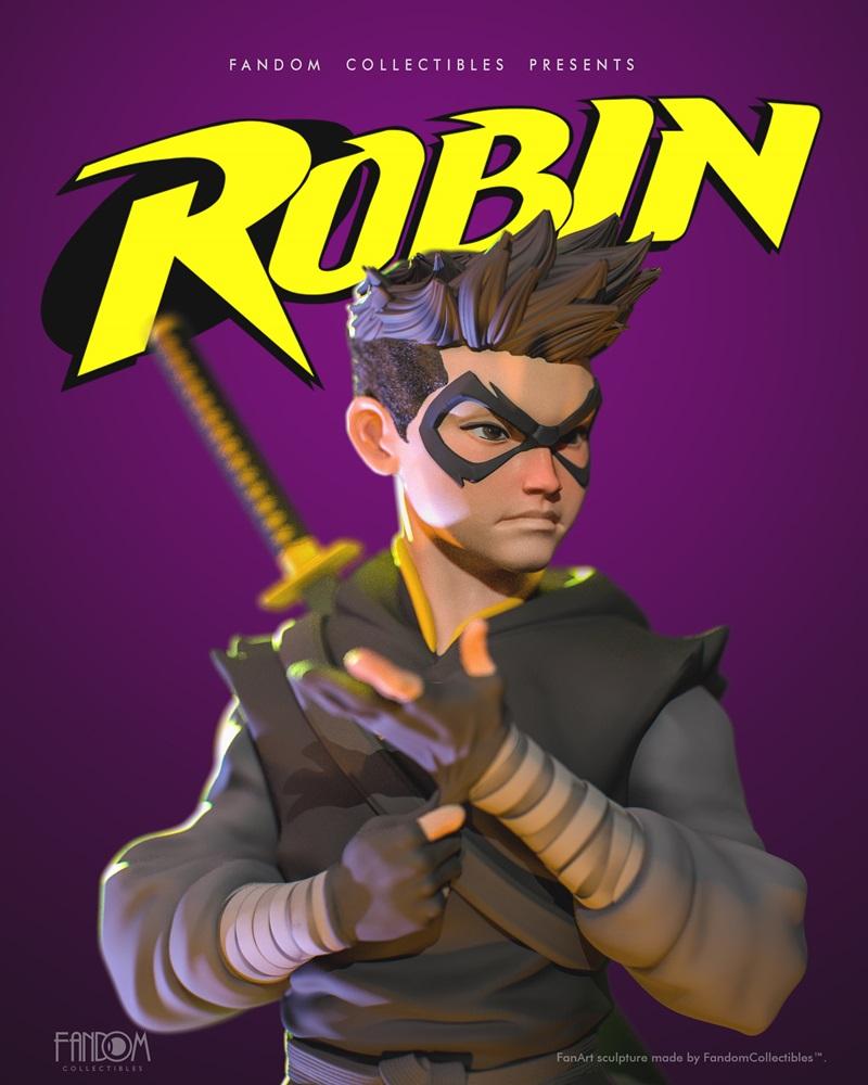 3D打印模型：小丑迪安·韦恩角色收藏品|Fandom Collectibles – Robin Damian Wayne – 3D Print Model STL