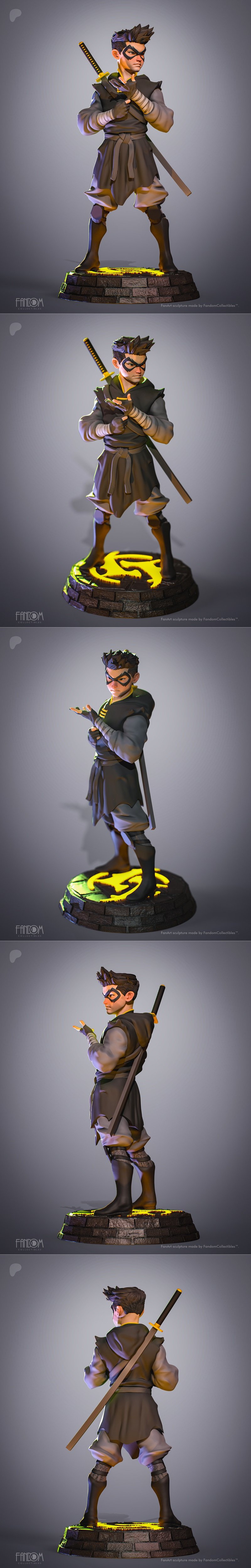 3D打印模型：小丑迪安·韦恩角色收藏品|Fandom Collectibles – Robin Damian Wayne – 3D Print Model STL