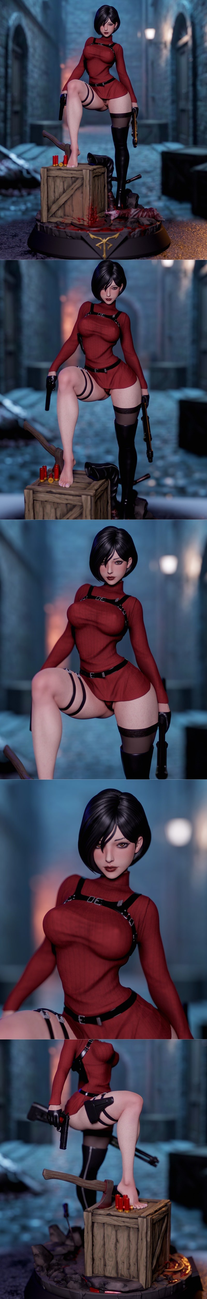 Momoji Ada Wong 3D打印模型|Momoji – Ada wong – 3D Print Model STL