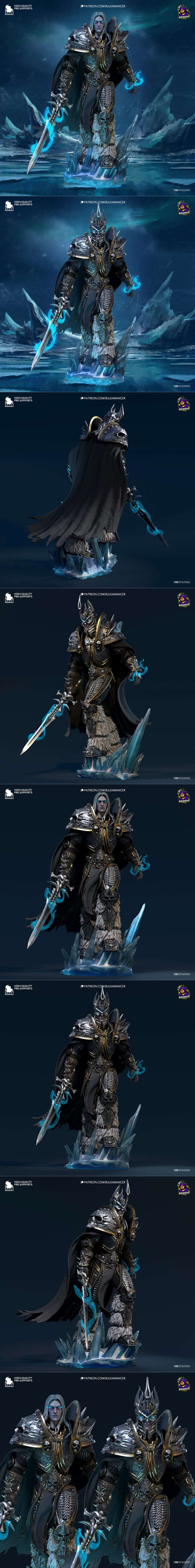 Bulkamancer 3D打印模型：堕落王子雕塑|Bulkamancer Sculpts – Fallen Prince – 3D Print Model STL