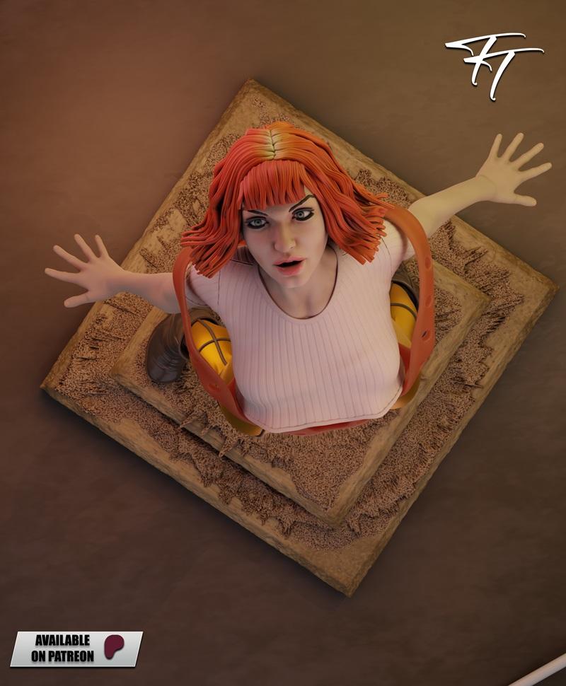 Trick or Treat - 莱露 - 3D打印模型|Trick or Treat – Leeloo – 3D Print Model STL