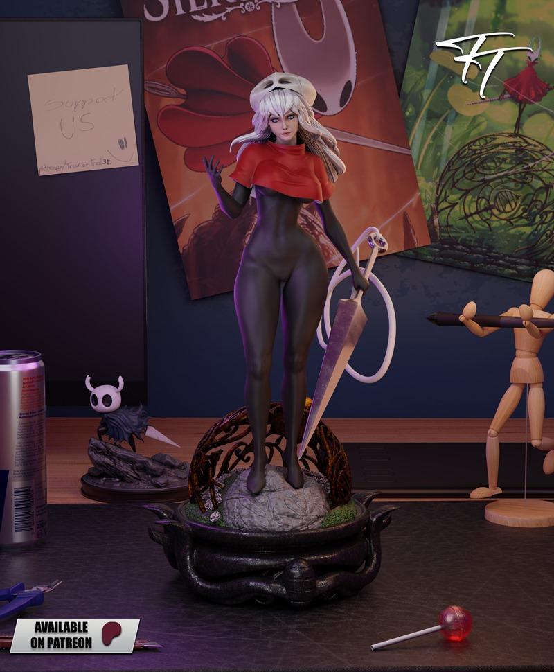 霍尼丝歌 3D打印模型|Trick or Treat – Hornet Silksong – 3D Print Model STL