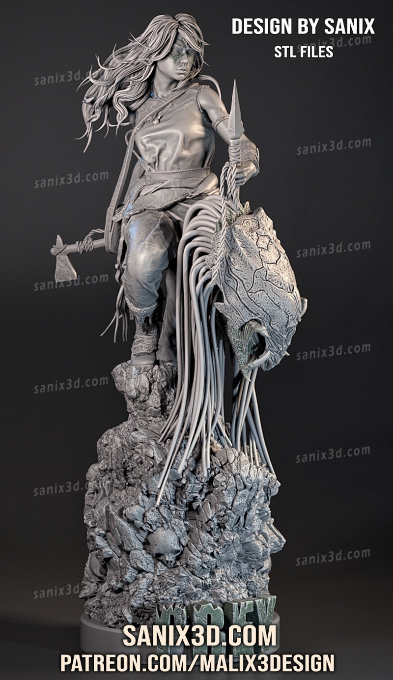 Sanix – 预兆 – 3D打印模型|Sanix – Prey – 3D Print Model