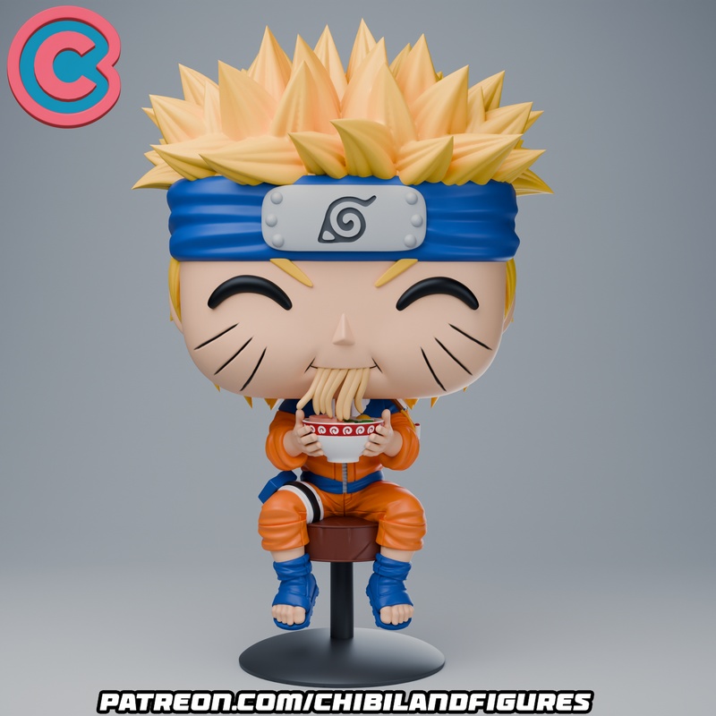 Naruto 3D打印迷你玩偶模型|Chibi Land Figures – Naruto – Funko – 3D Print Model