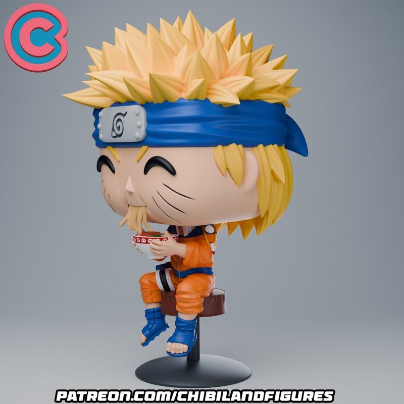 Naruto 3D打印迷你玩偶模型|Chibi Land Figures – Naruto – Funko – 3D Print Model