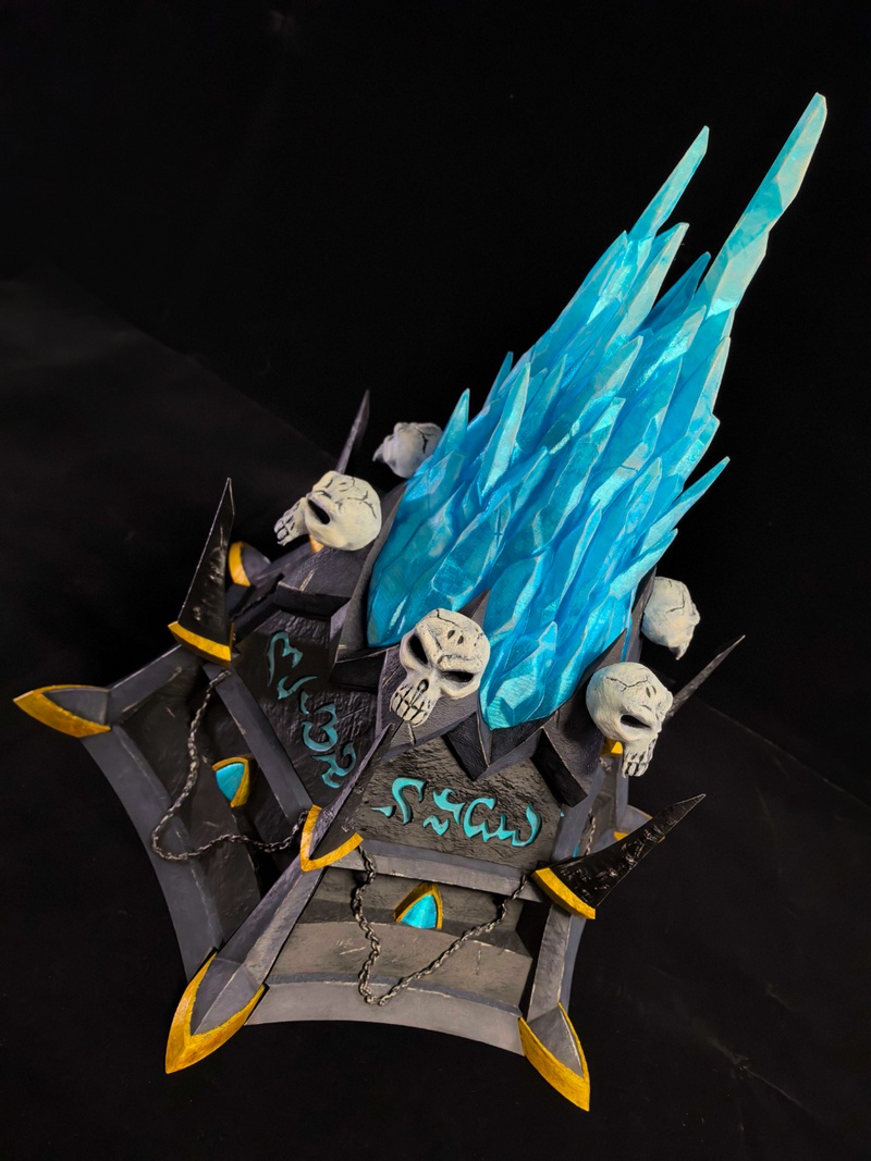 魔兽世界：寒冰之剑 3D打印模型|Warcraft – Frostmourne and Base – 3D Print Model