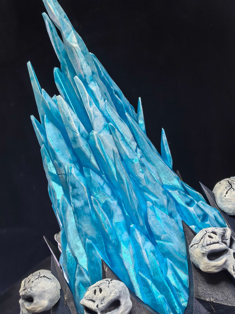 魔兽世界：寒冰之剑 3D打印模型|Warcraft – Frostmourne and Base – 3D Print Model