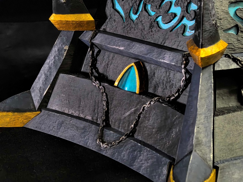 魔兽世界：寒冰之剑 3D打印模型|Warcraft – Frostmourne and Base – 3D Print Model