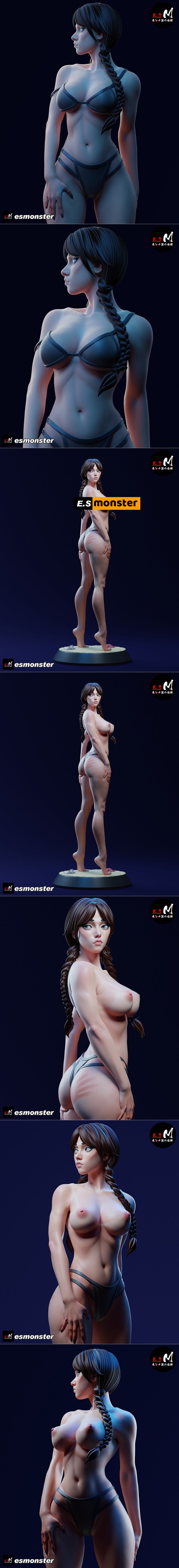 E.S.怪物 - 3D打印模型|E.S Monster – Wednesday – 3D Print Model STL