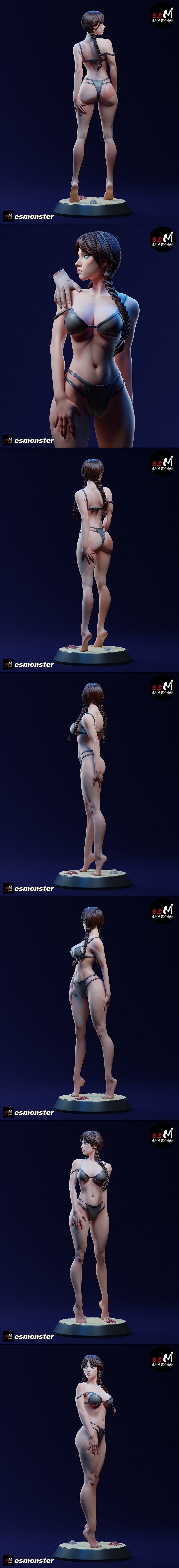 E.S.怪物 - 3D打印模型|E.S Monster – Wednesday – 3D Print Model STL