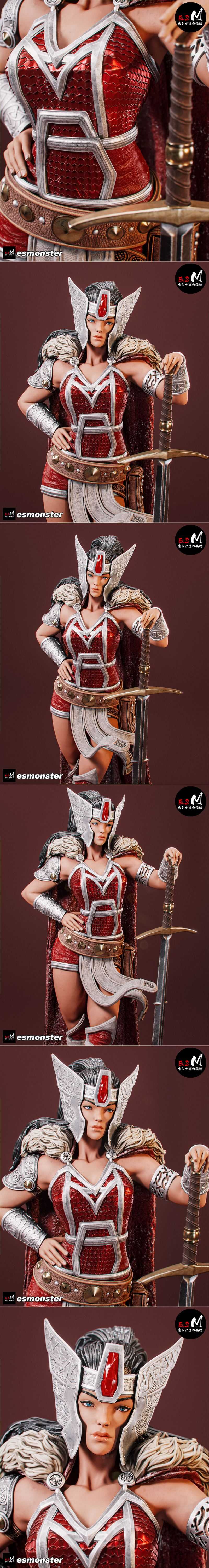 E.S.怪物——索菲 3D打印模型|E.S Monster – Lady Sif – 3D Print Model STL